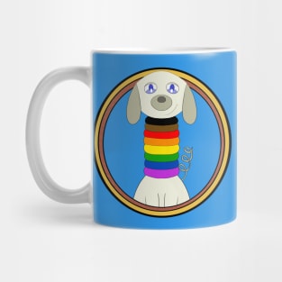 Cute Rainbow Dog Mug